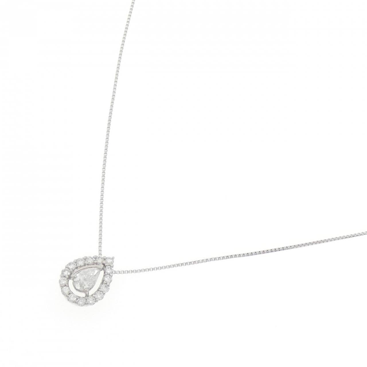 PT950/PT850 ダイヤモンド ネックレス 0.185CT