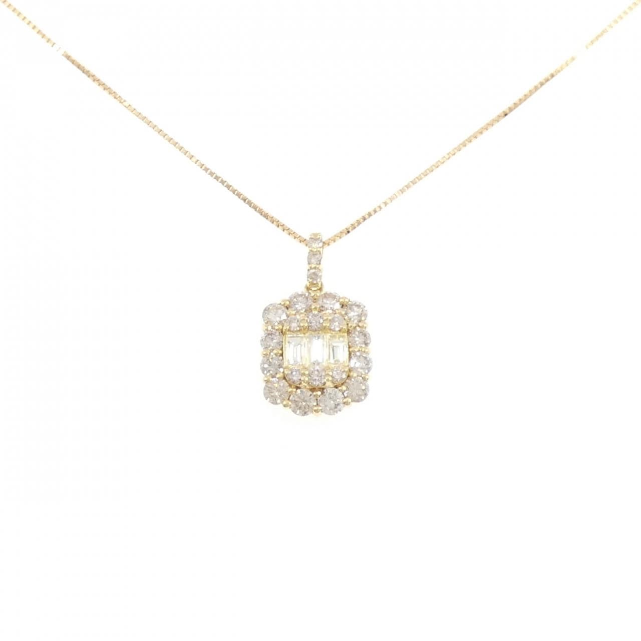 K18YG ダイヤモンド ネックレス 1.00CT