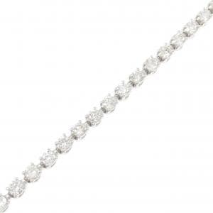 K18WG ダイヤモンド ブレスレット 3.00CT