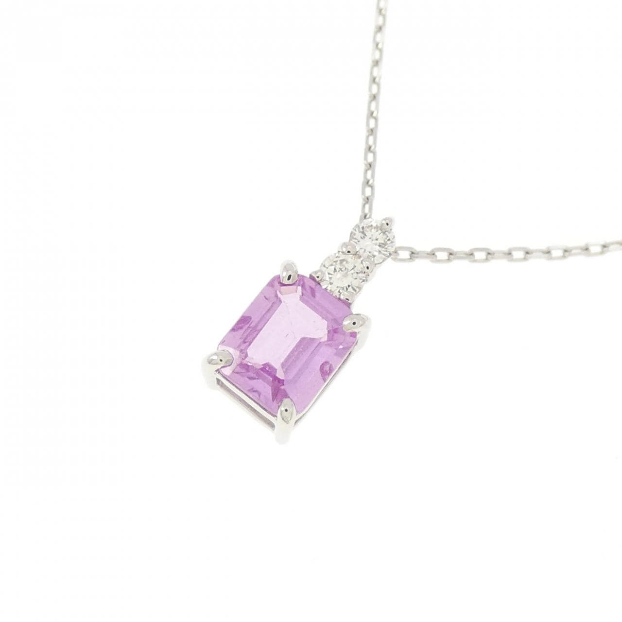 PT Sapphire Necklace 0.45CT