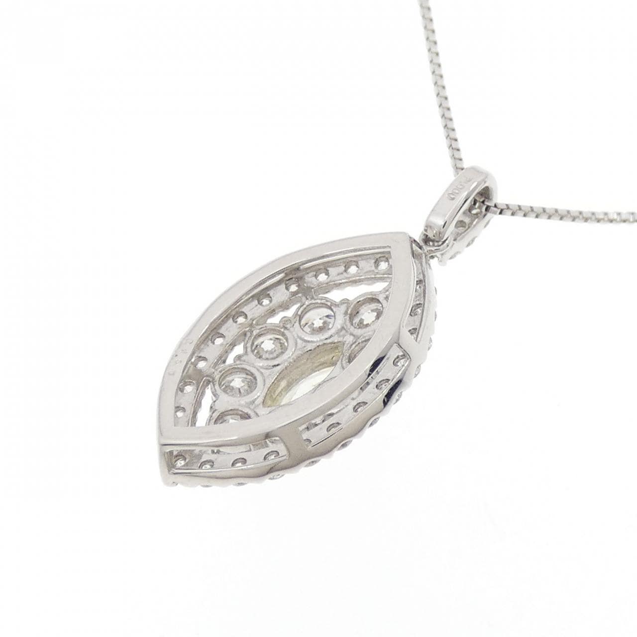 【新品】PT900/PT850 ダイヤモンド ネックレス 1.00CT