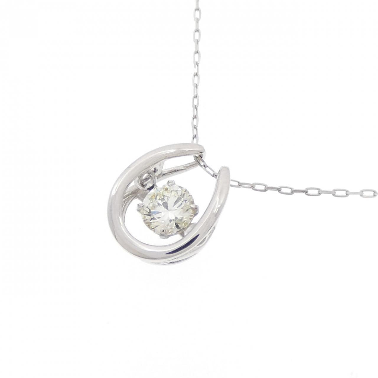 【新品】PT900 ダイヤモンド ネックレス 0.20CT