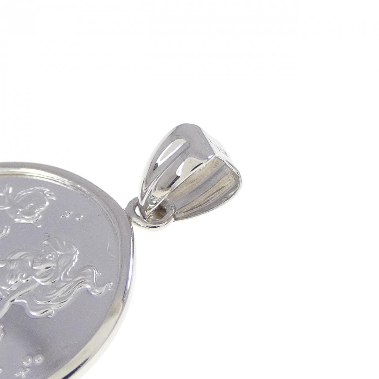 純PT(枠) コイン ペンダント