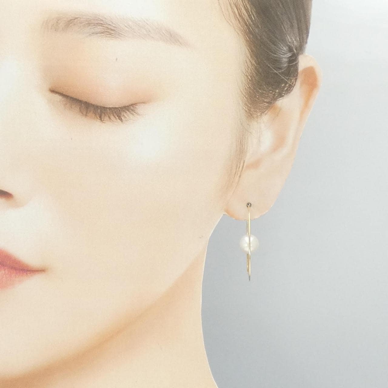 ヒロタカ フローティング ピアス 7.5mm