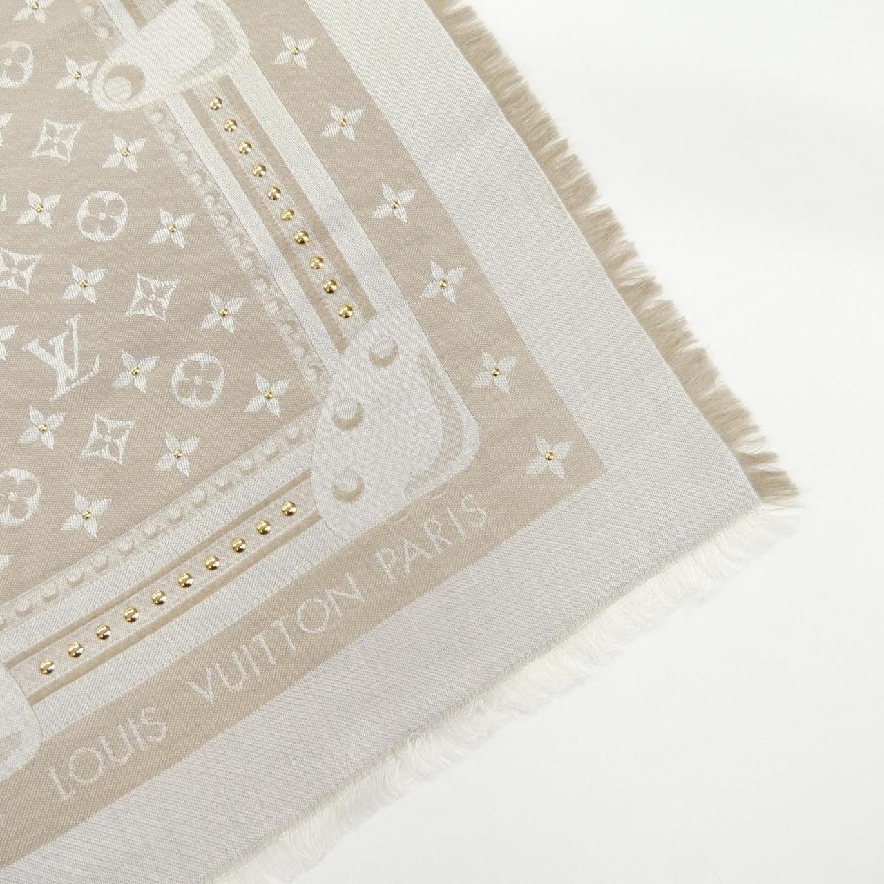 ルイヴィトン LOUIS VUITTON モノグラム スタッディ デニム M73699 ショール
