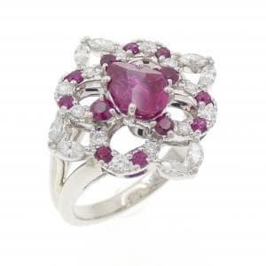 PT900 ルビー リング 1.48CT