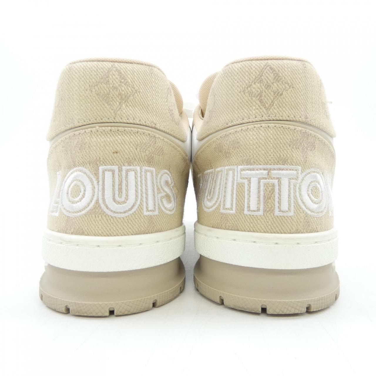 ルイヴィトン LOUIS VUITTON LVトレイナーライン モノグラムデニム スニーカー