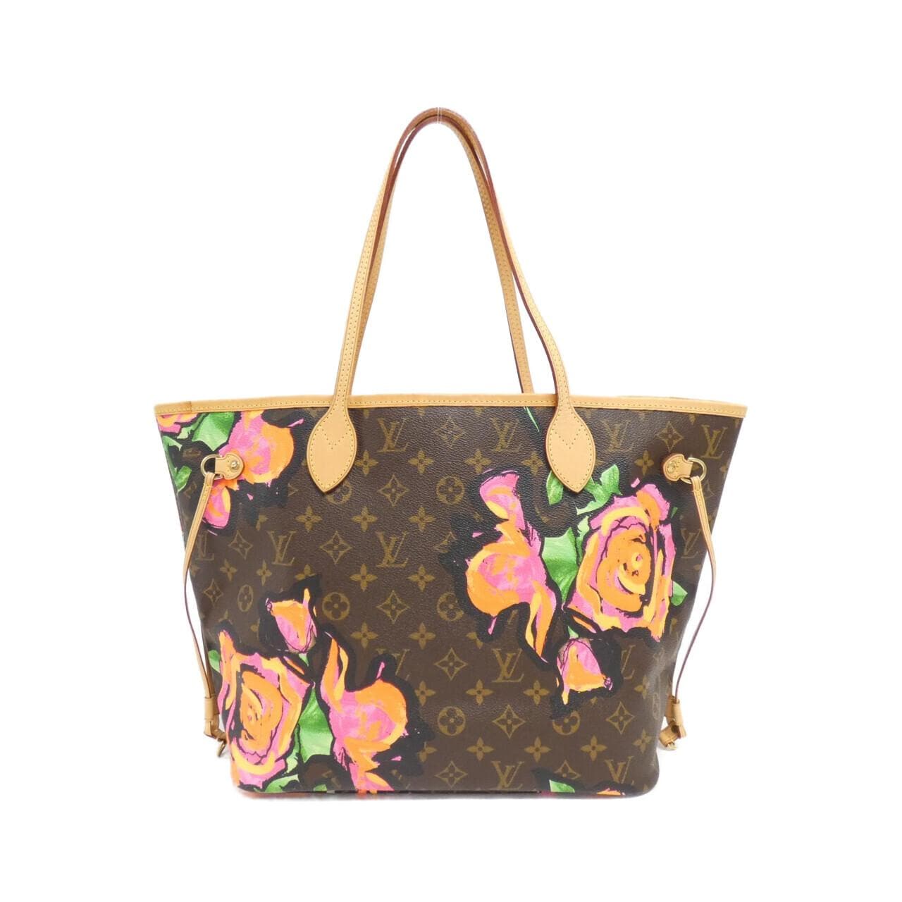 LOUIS VUITTON Monogram Rose (Stephen Sprouse) Neverfull MM M48613 Bag