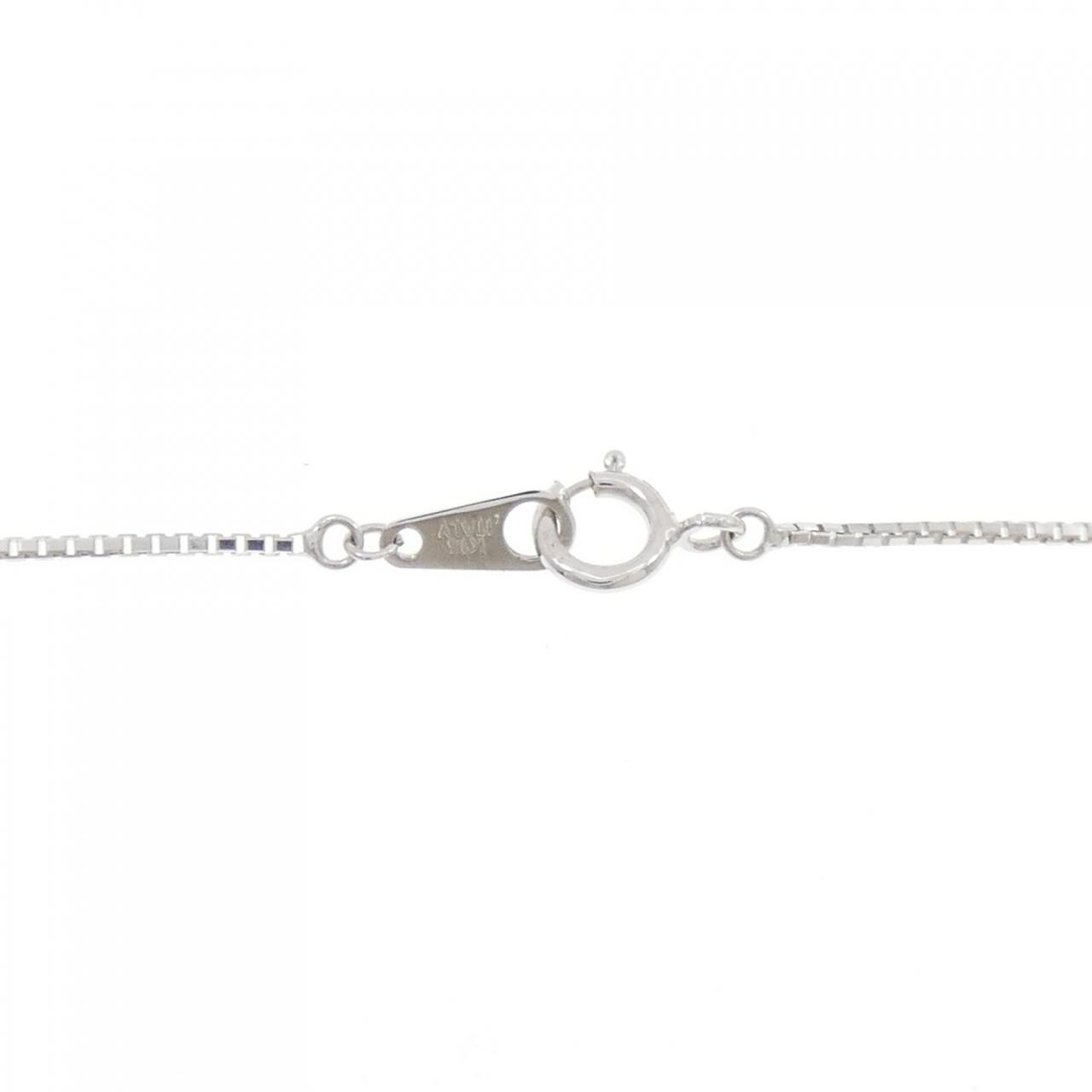 K14WG ハート ダイヤモンド ネックレス 0.61CT