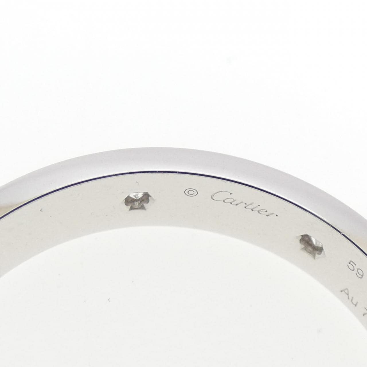 カルティエ ミニラブ フルダイヤ リング