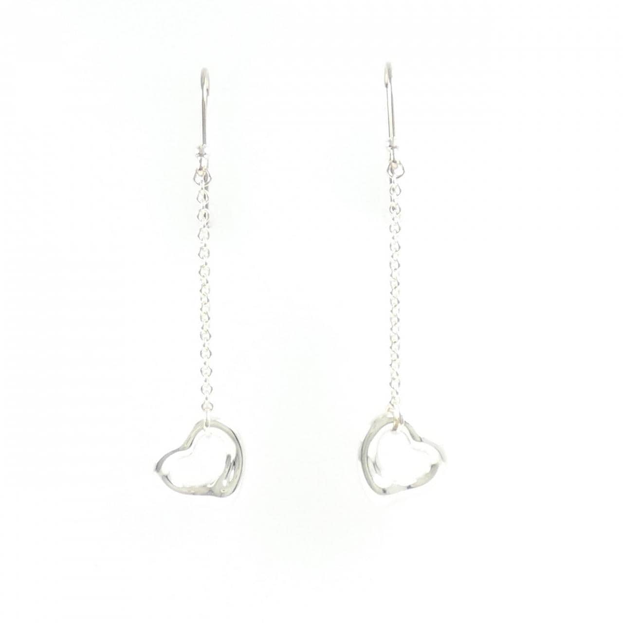 ティファニー オープンハート ドロップ ピアス