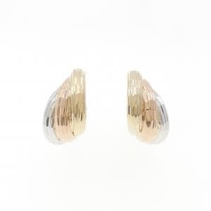 K14スリーカラー ピアス