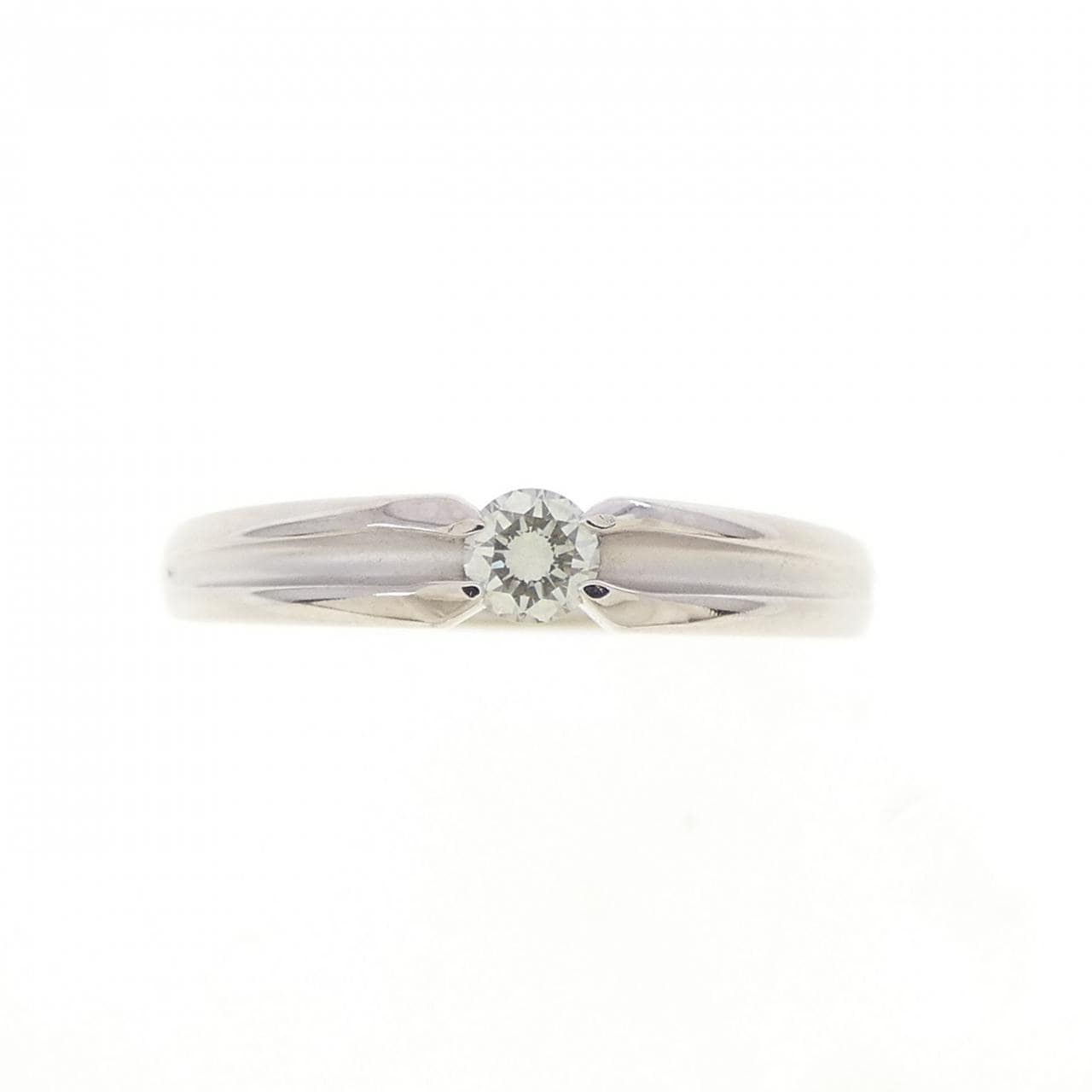 K18WG ダイヤモンド リング 0.10CT