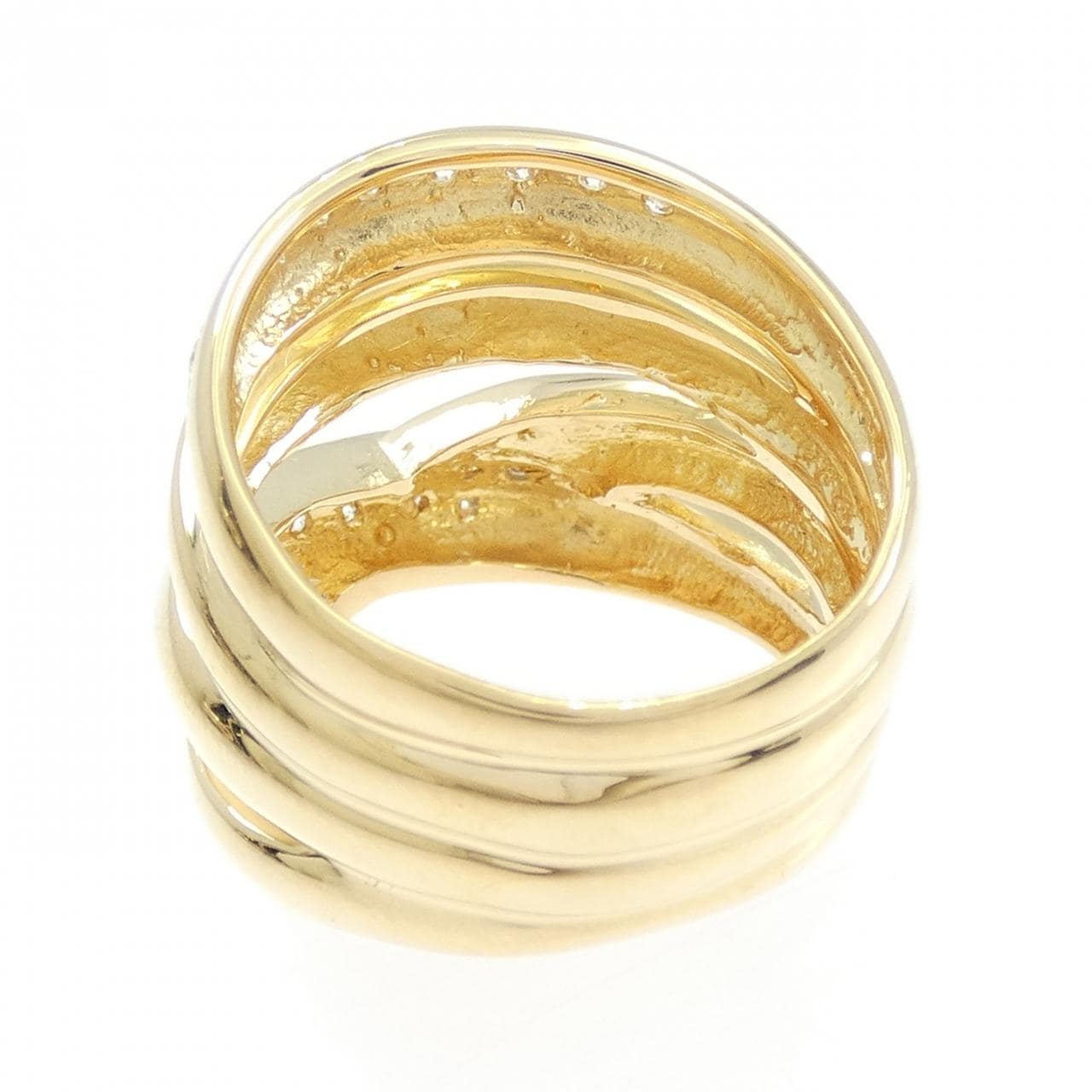 K18YG ダイヤモンド リング 0.32CT