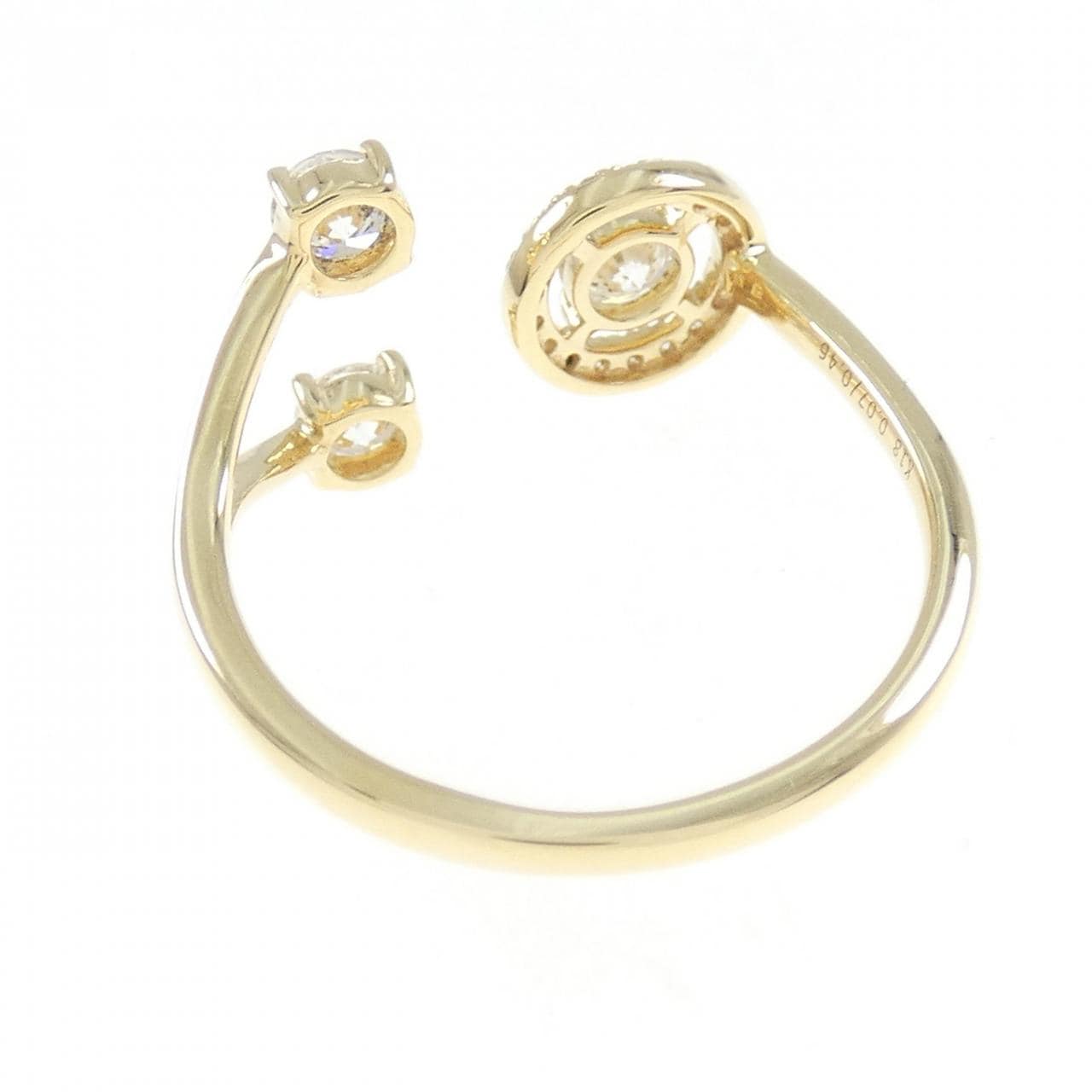 【新品】K18YG ダイヤモンド リング 0.46CT