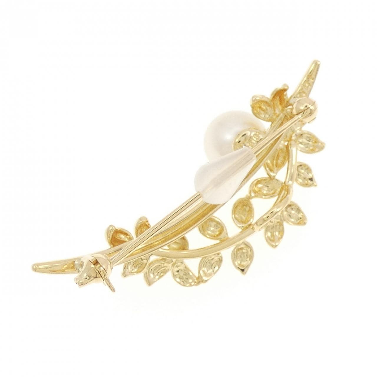 Tasaki Leaf Akoya珍珠胸針