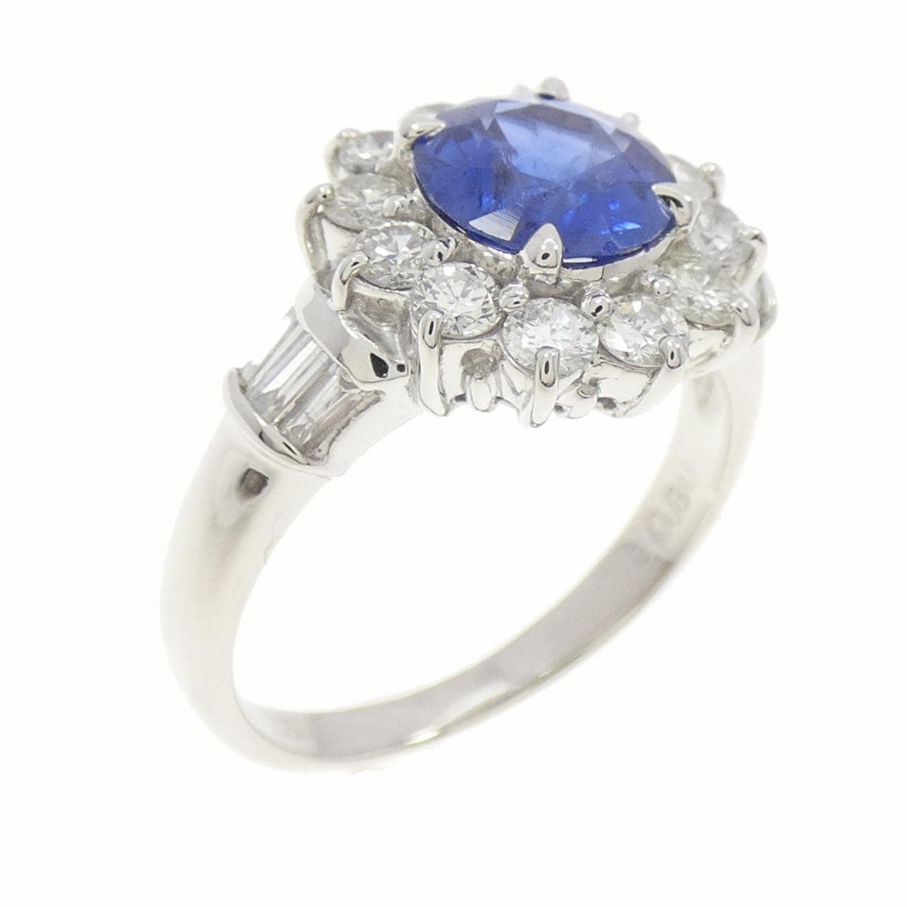PT900 Sapphire Ring 1.28CT