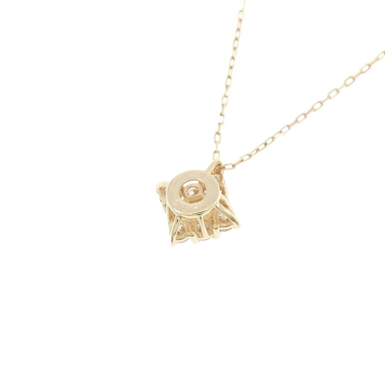 【新品】K10YG ダイヤモンド ネックレス 0.20CT