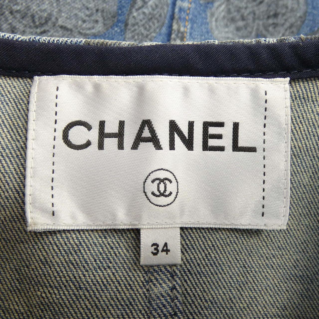 シャネル CHANEL P70737V62477 21A デニムジャケット