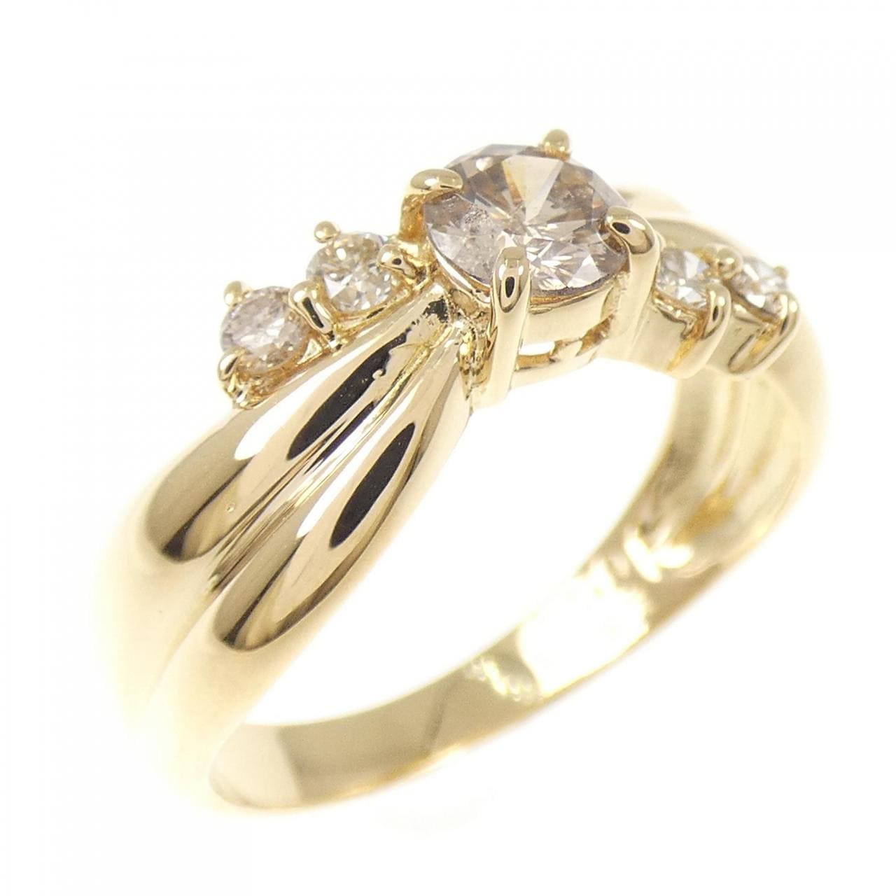 K18YG ダイヤモンド リング 0.50CT