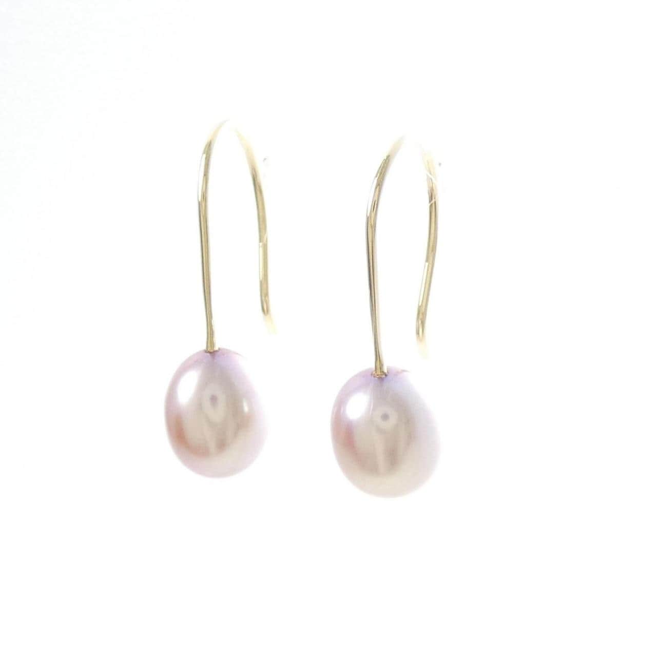 K18YG淡水珍珠耳釘