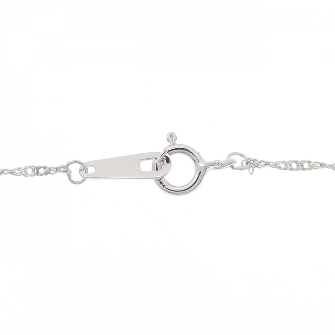 K18WG ダイヤモンド ネックレス 0.10CT