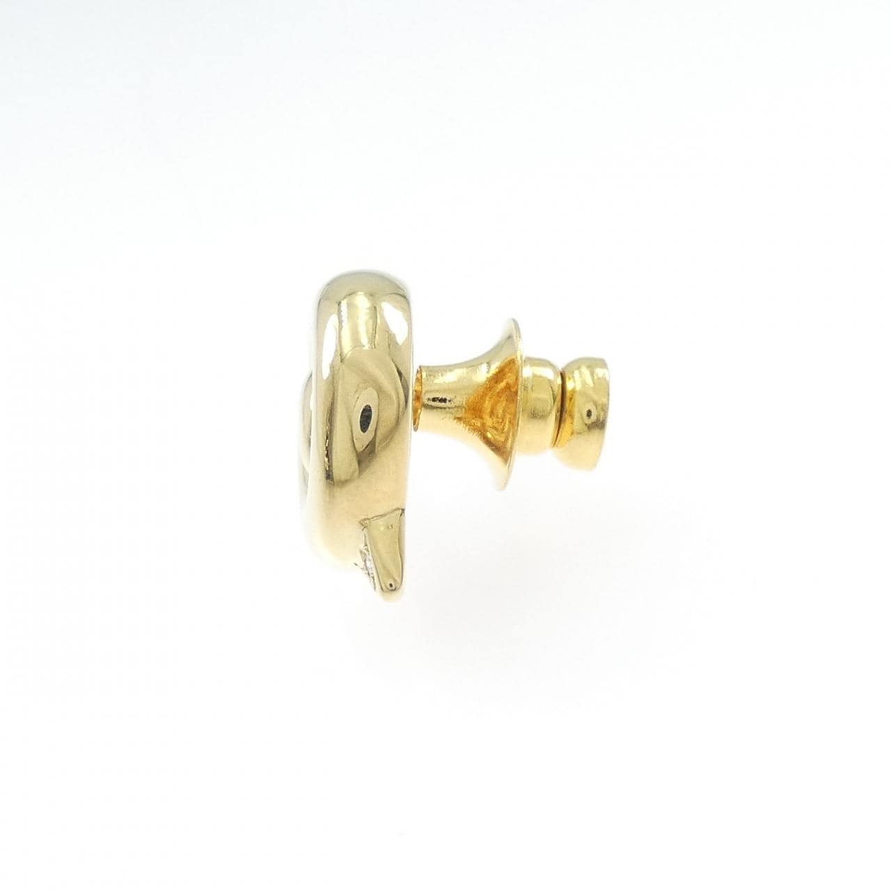 ミキモト カタツムリ ダイヤモンド ブローチ 0.05CT