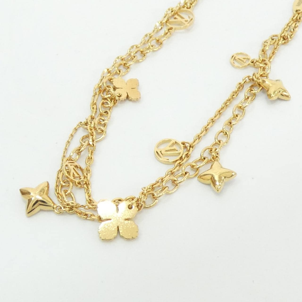 ルイヴィトン コリエ ブルーミング ストラス M68374 ネックレス