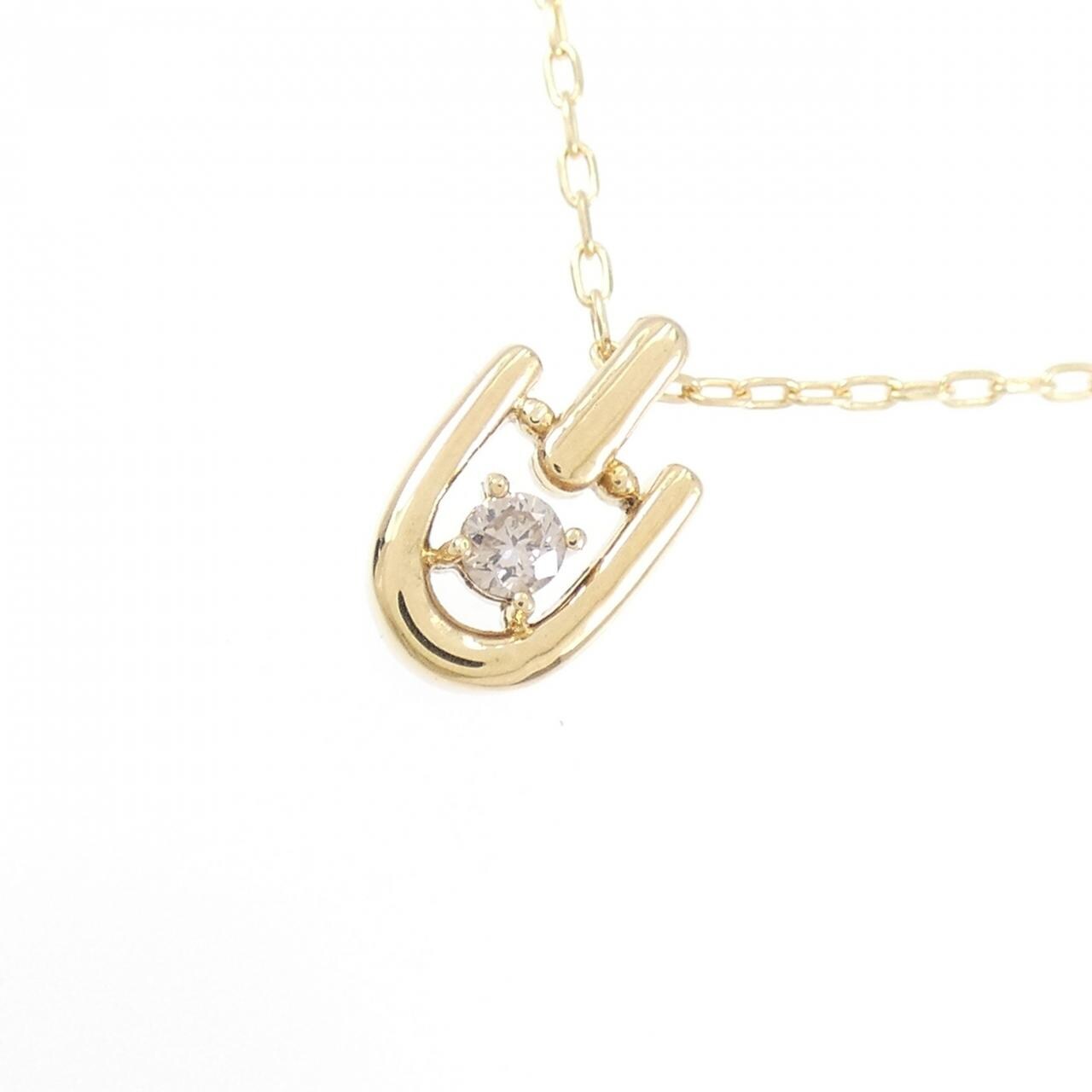 K18YG ダイヤモンド ネックレス 0.05CT
