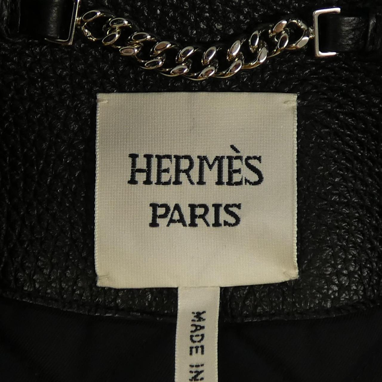 エルメス HERMES 2H1206D0 レザージャケット
