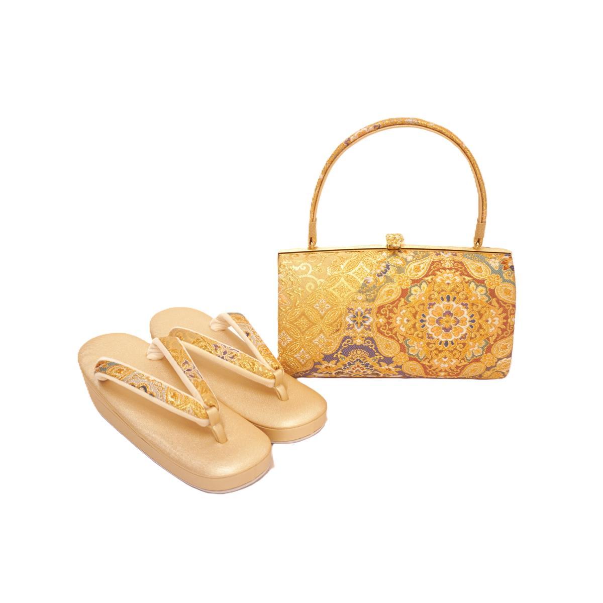 【未使用品】草履バッグセット　紗織　Ｍサイズ