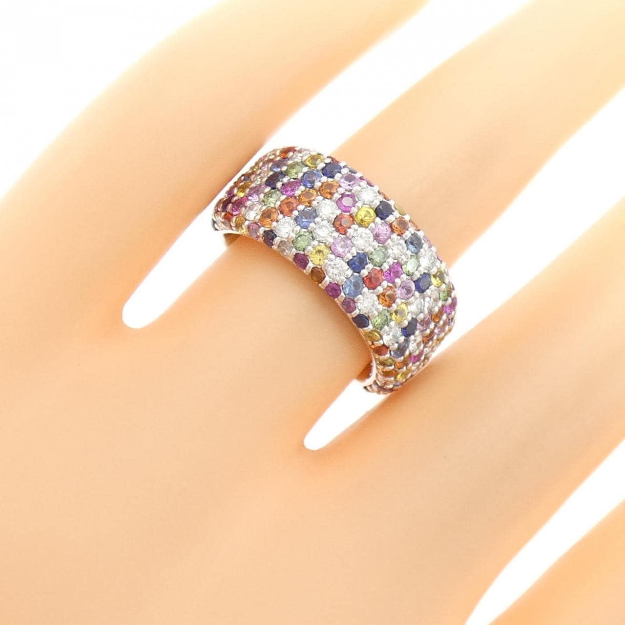 ポンテヴェキオ サファイヤ リング 2.04CT