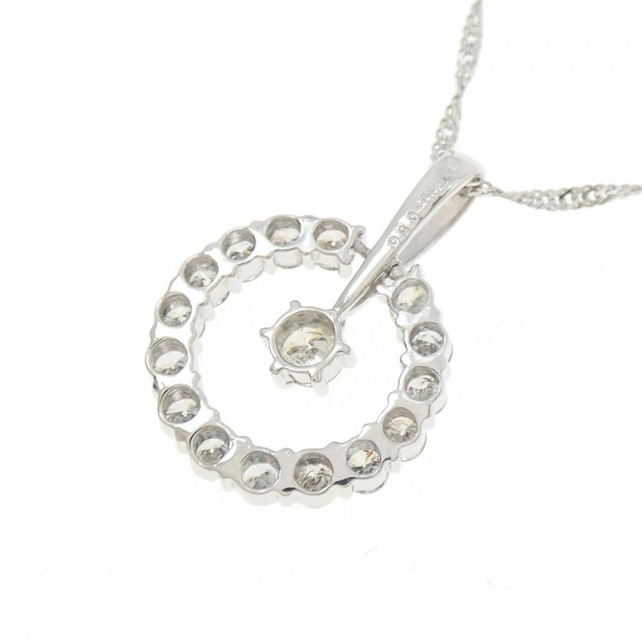 PT900/PT850 ダイヤモンド ネックレス 0.50CT