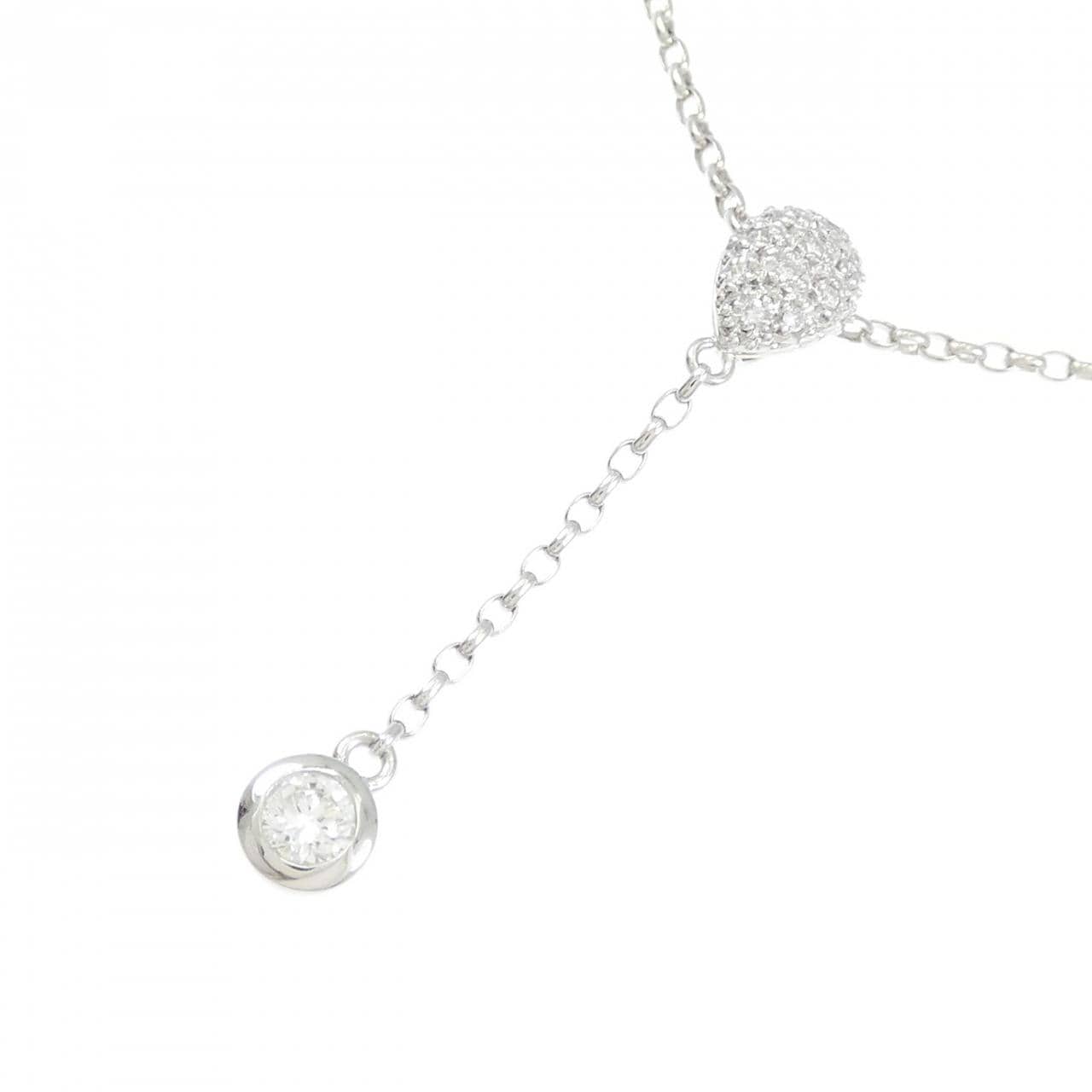 PT900/PT850 ダイヤモンド ネックレス 0.25CT