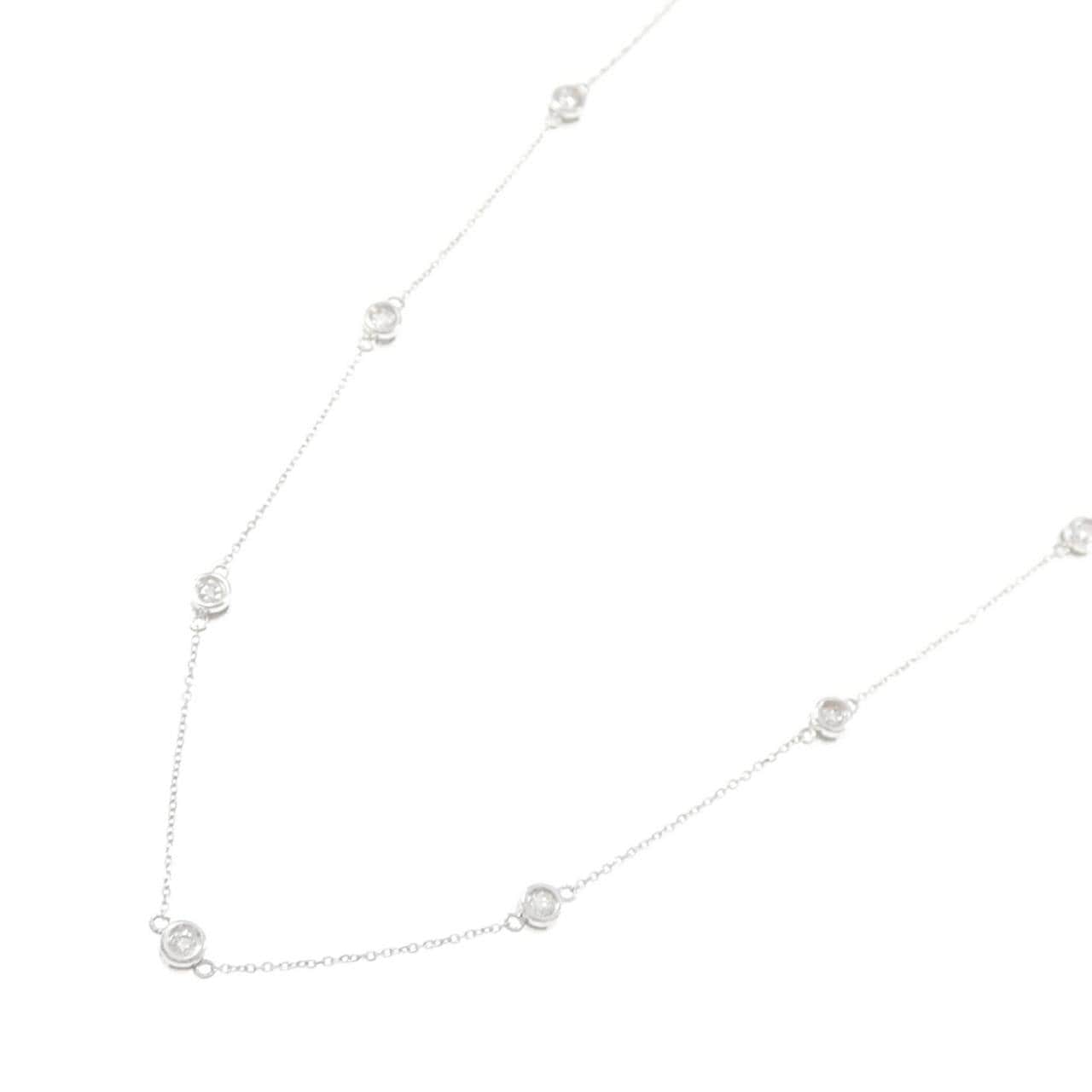 K18WG ダイヤモンド ネックレス 0.50CT