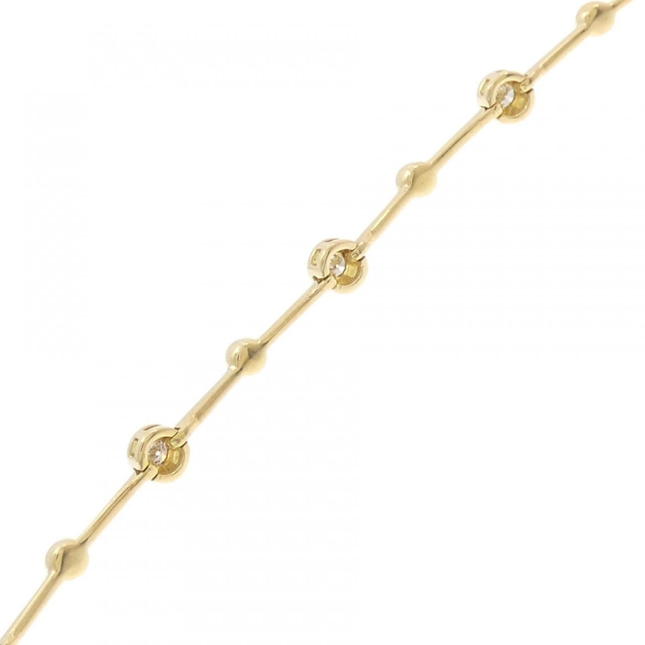 K18YG ダイヤモンド ブレスレット 0.28CT