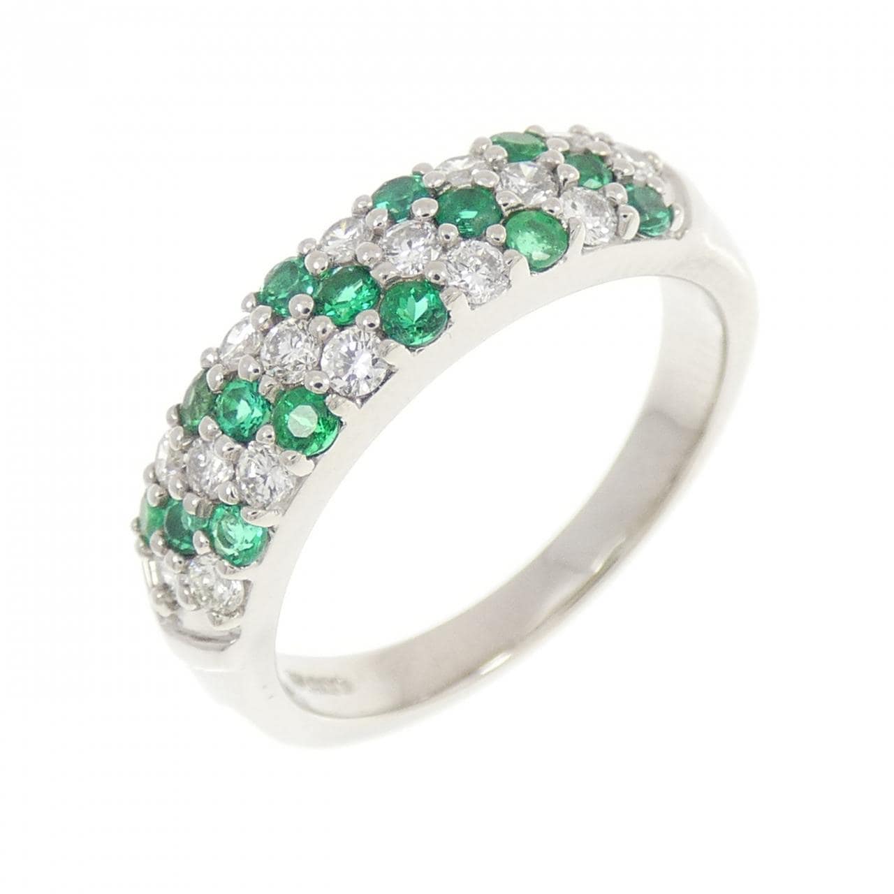 PT900 エメラルド リング 0.33CT