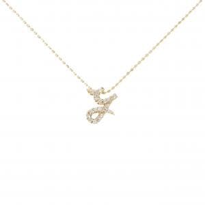 セイレーン　アズーロ イニシャルY ダイヤモンド ネックレス 0.09CT