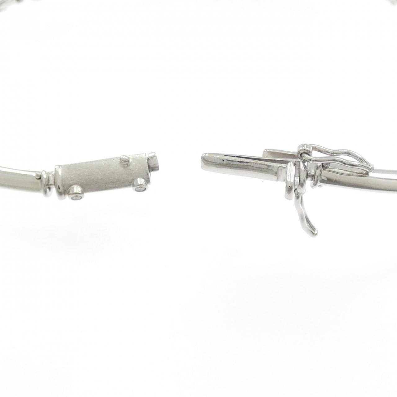 K18YG/K18WG ダイヤモンド ブレスレット 0.99CT