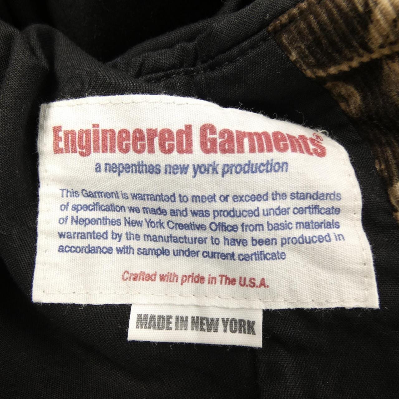 工装外套ENGINEERED GARMENTS夹克