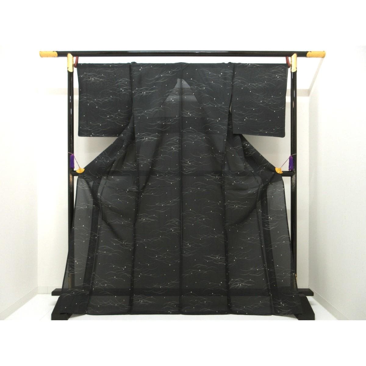 【未使用品】単衣　紗紬織　身幅Ｌ寸