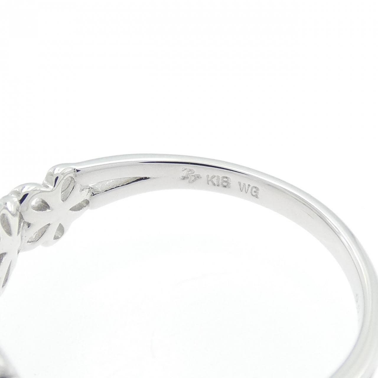 ポンテヴェキオ フラワー ダイヤモンド リング 0.04CT