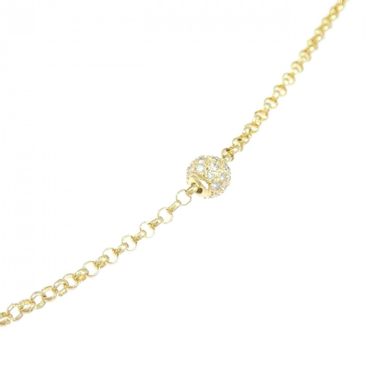 750YG ダイヤモンド ネックレス 0.58CT