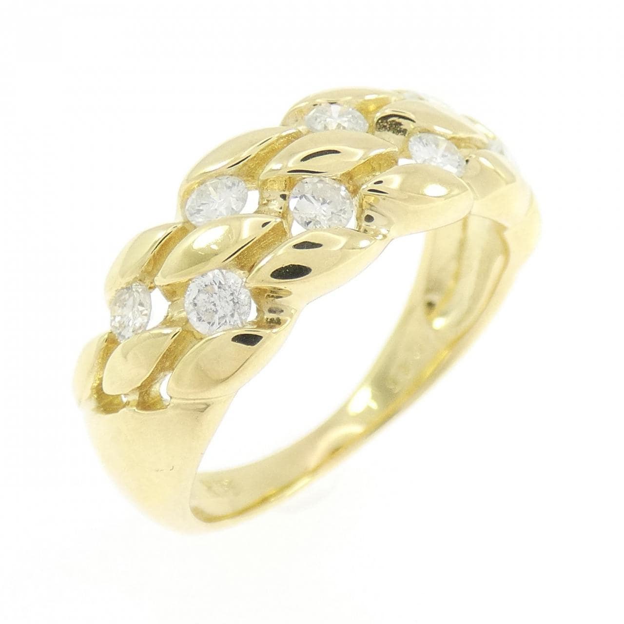 K18YG ダイヤモンド リング 0.45CT