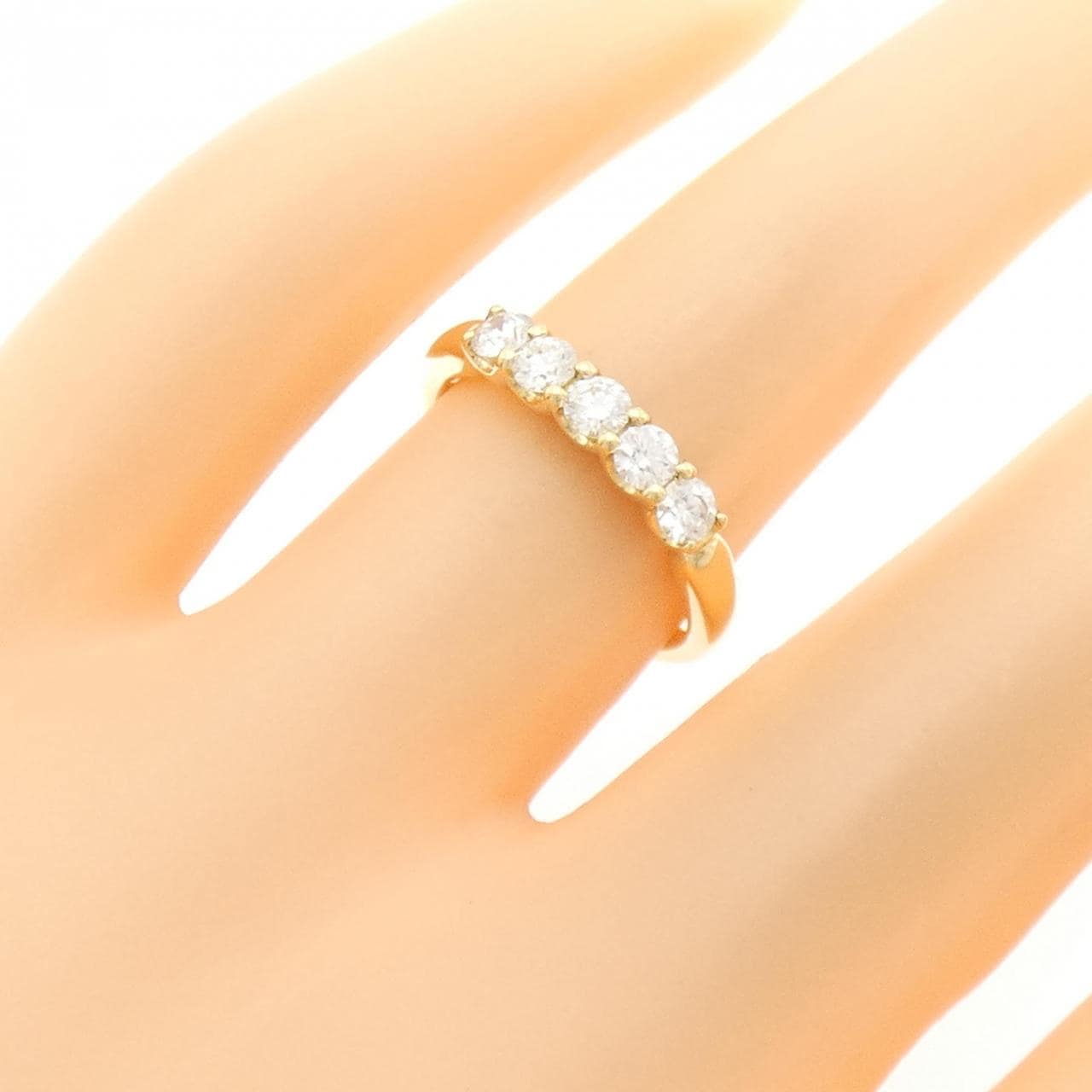 K18YG ダイヤモンド リング 0.430CT