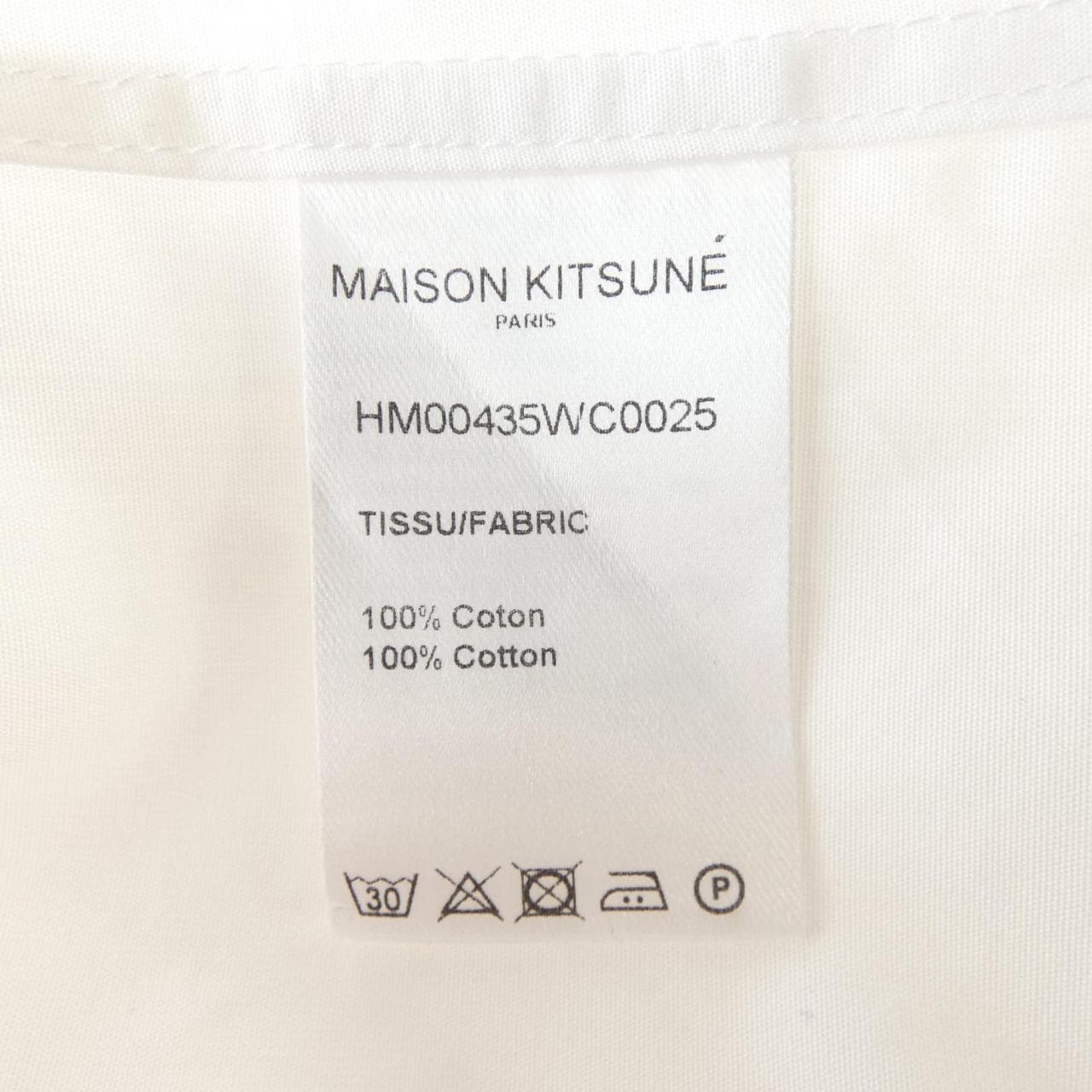 メゾンキツネ MAISON KITSUNE HM00435WC0025 シャツ