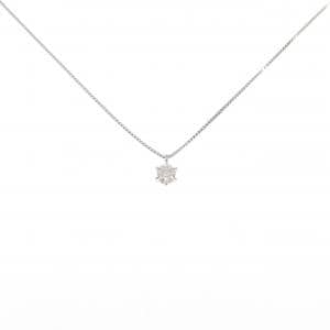 PT900/PT850 ソリティア ダイヤモンド ネックレス 0.245CT