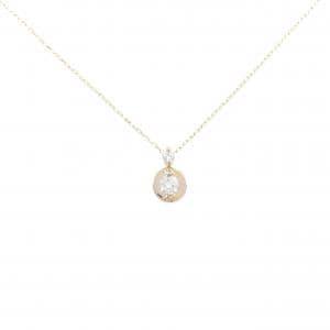 K18PG ダイヤモンド ネックレス 0.10CT
