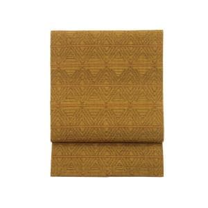 【未使用品】名古屋帯　【本場結城紬】証紙付