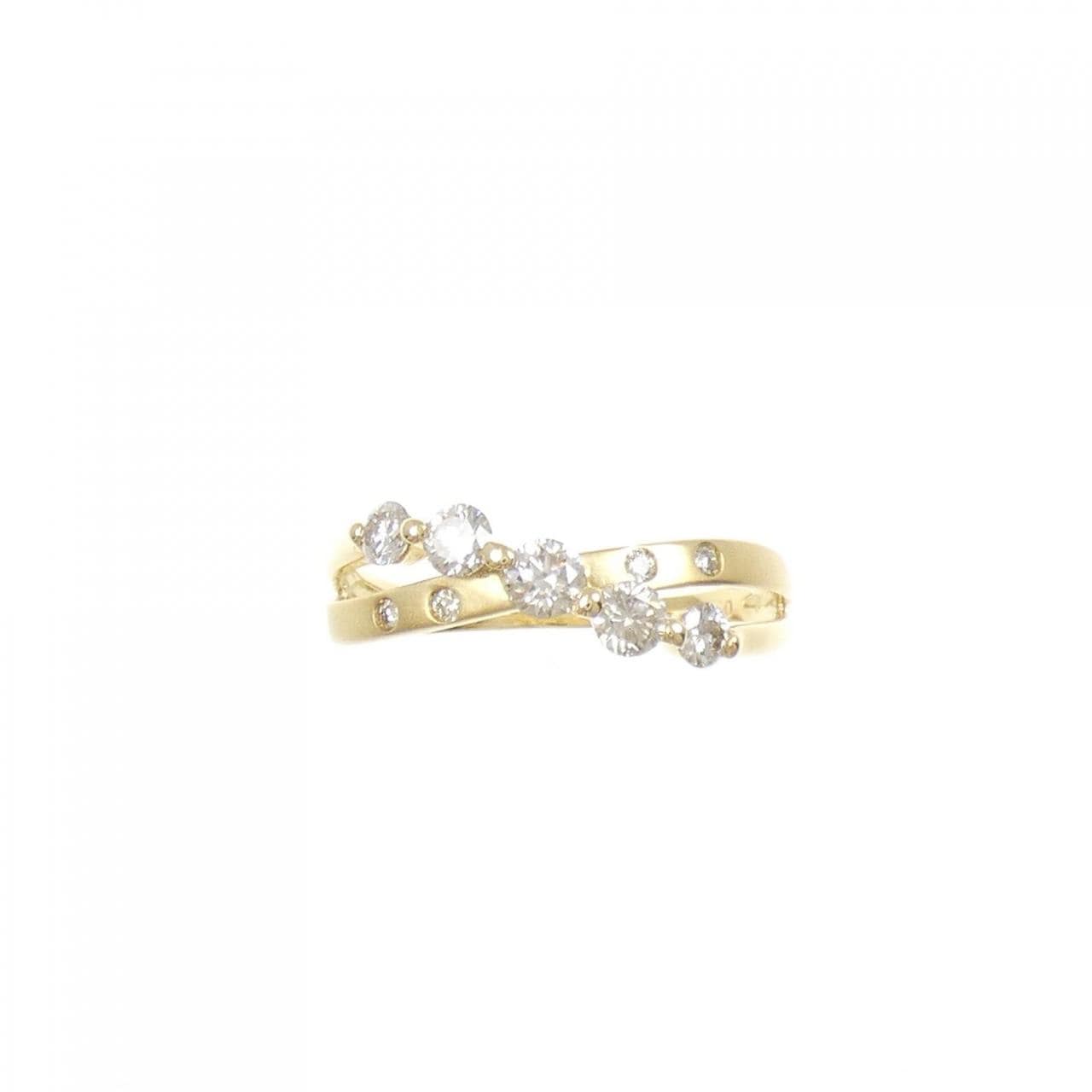 K18YG ダイヤモンド リング 0.50CT